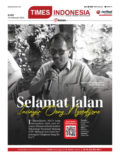 Edisi Rabu, 16 Februari 2021: E-Koran, Bacaan Positif Masyarakat 5.0