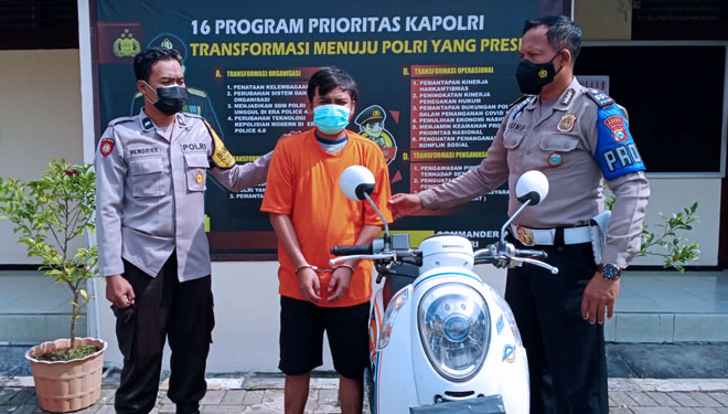 Gercep, Polsek Driyorejo Polres Gresik Tangkap Begal Bermodus Pinjam Motor