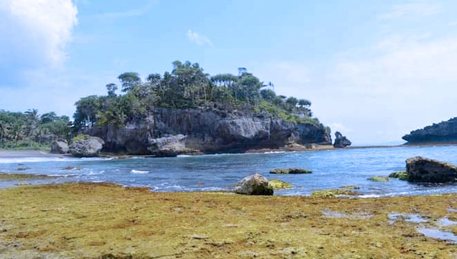 Lokasi objek wisata pantai Madasari di Kabupaten Pangandaran (Foto : BUMDes Kabupaten Pangandaran)